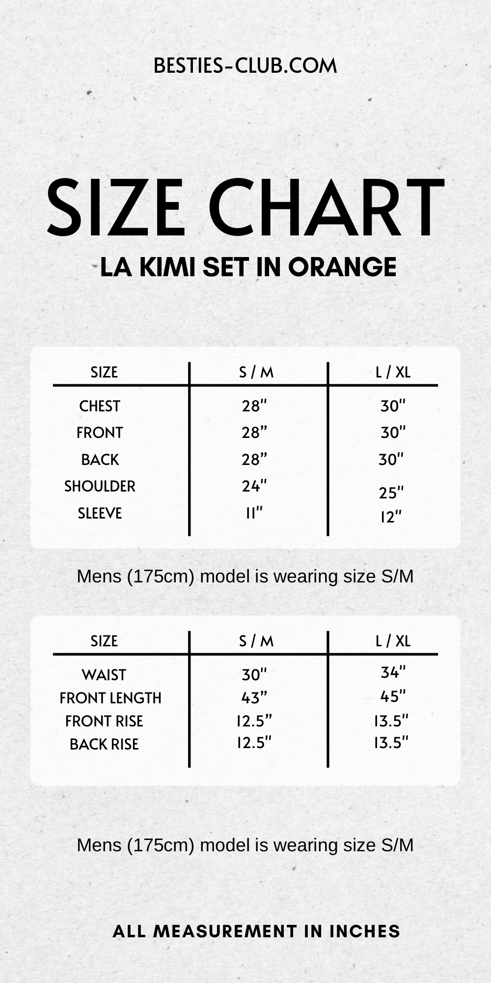 LA KIMI - SET IN ORANGE