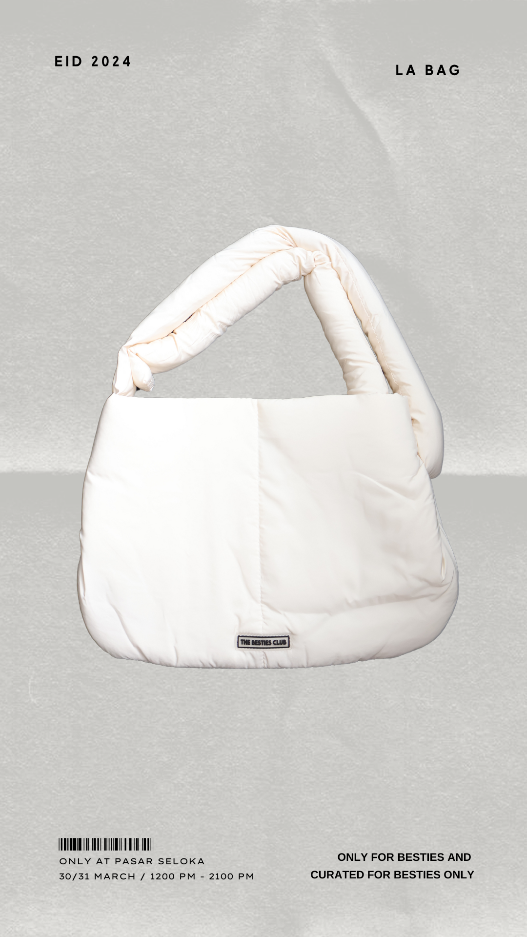 LA BAG IN WHITE