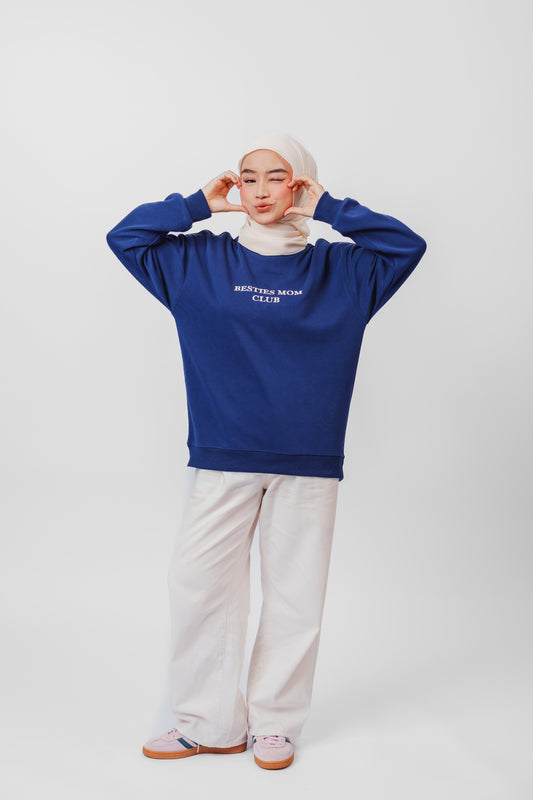 Team Mom #1 Sweatshirt in Blue